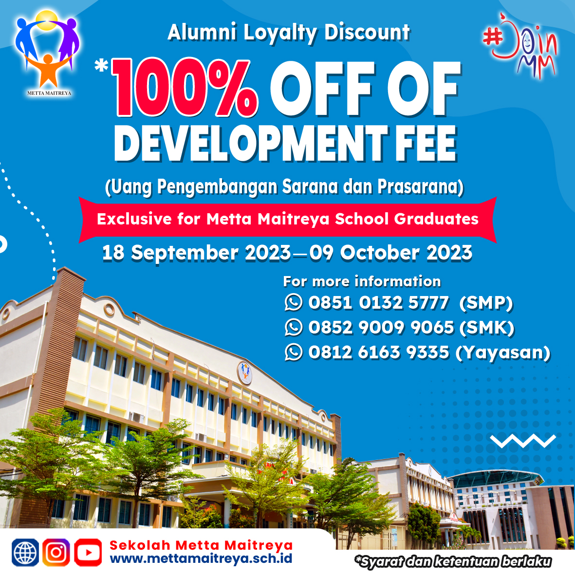 Open Registration Academic Year 2024-2025 For Alumni Loyalty